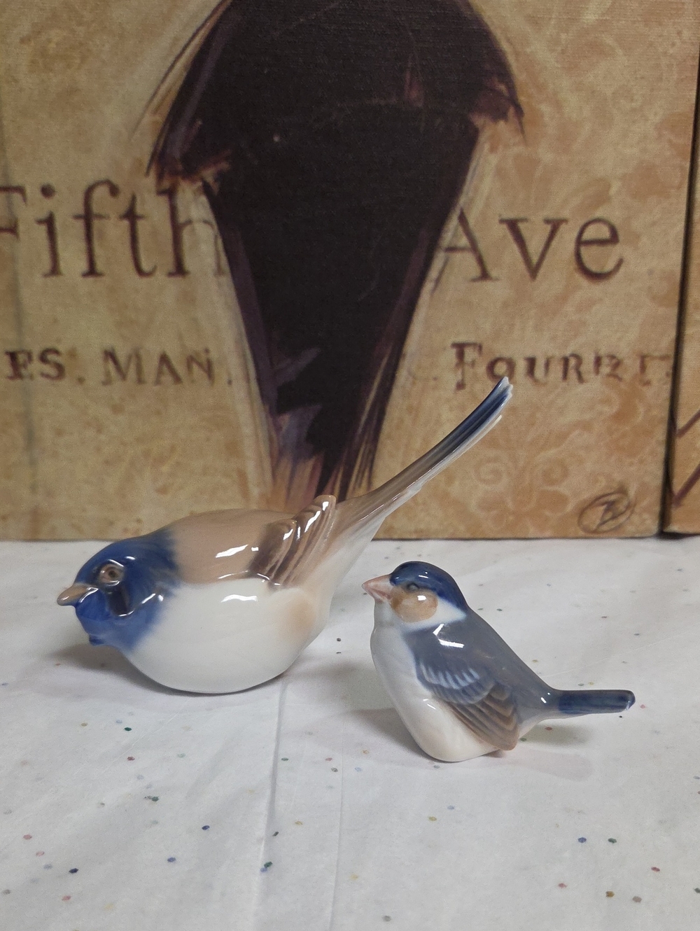 Bing And Grondahl Porcelain Bird Figurine Set - Decorative Pets Bird Collectible